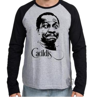 Imagem de Camiseta Manga Longa blusa Mussum Cacildis - Empório Dutra, GG  adulto