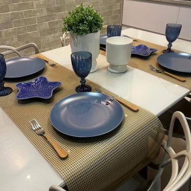 Imagem de Jogo 2 Passadeiras para Mesa 1,50mt x 40cm Caminho Mesa Limpa Fácil - 