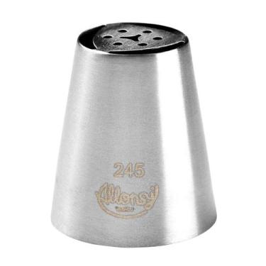Imagem de Bicos Para Confeitar Russo Flor - Aço inox - Nº245 - 1 unidade - Cromu