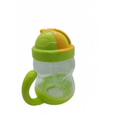Imagem de Garrafinha Para Criança Com Canudo De Silicone Água Suco - Smart Baby,