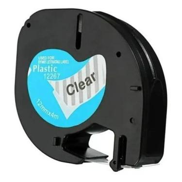 Imagem de Fita P/ Etiquetadora Rotuladora Dymo Letratag Incolor - Label