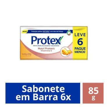 Imagem de Sabonete em Barra Protex Nutri Protect Vitamina E 85g Leve 6 Pague Men
