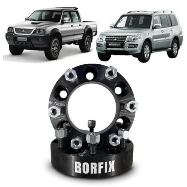 Imagem de Kit 2 espaçador alargador roda 38mm L200 Pajero - Borfix