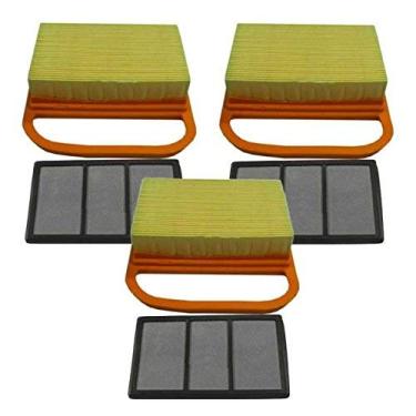 Imagem de Conjunto de 3 filtros de ar para substituição Stihl 4238 141 0300 TS410 TS420 TS480i TS500i