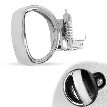 Imagem de SYudwen Maçaneta interna da porta dianteira ou traseira do lado direito do passageiro compatível com Chevy HHR 2006-2011 Substitui 88528, 25812186, 19299613 cromado