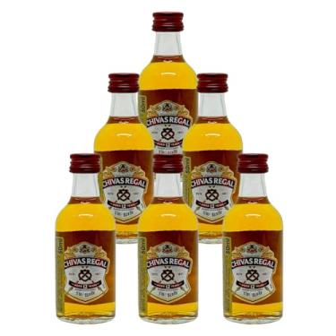 Imagem de Miniatura Whisky Chivas Regal 12 Anos 50ml 6 Unidades