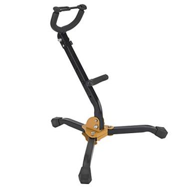 Imagem de Suporte de tripé para Saxofone, Suporte Dobrável de Metal para Alto Tenor Sax Ajustável para Armazenamento de Exibição