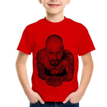 Imagem de Camiseta Infantil Walter White Tattoo Heisenberg - Foca na Moda, Verme
