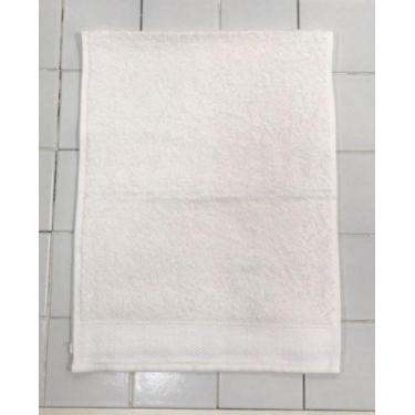 Imagem de Toalha de Academia 100% Algodão 30 x 80 Atlântica, Branco