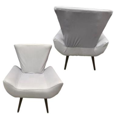 Imagem de Capa Poltrona Vegas Borboleta - Taty Capas e Confecções, Cinza Claro