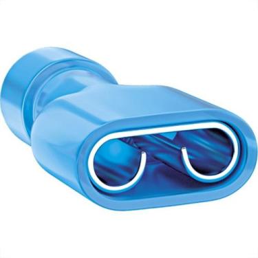 Imagem de Terminal. Sforplast Femea Totalmente Isolado Nylon 1,5 A 2,5Mm - Azul