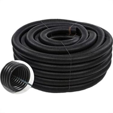 Imagem de Duto Corrugado Bravo Pead Preto 1,1/4'' X 50M Com Cabo Guia - TUBOS BR