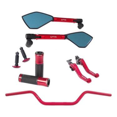 Imagem de Manete Retrovisor Peso Manopla Guidão Factor 125 Lander 250 - Stark Ra