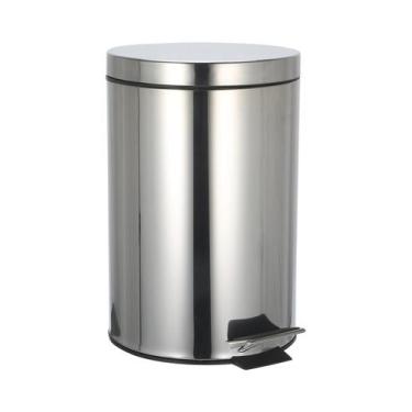 Imagem de Lixeira de Inox com Pedal Le Shine Inox Prata 12L, UNICA