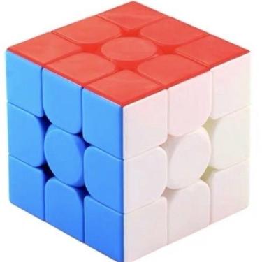 Imagem de Cubo Mágico Giro Rápido Profissional Colorido - NoBrand, 3x3