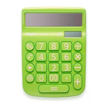 Imagem de Calculadora Mesa Visor 12 Dig. Verde Mv-4136 Elgin