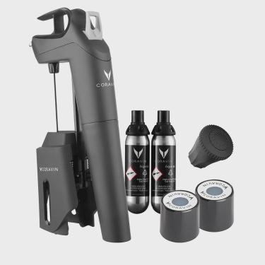 Imagem de Sistema de Preservação de Vinhos Coravin Timeless Three + Preto - timth