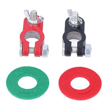 Imagem de Bateria Universal Terminal Battery Gramps de Alto Desempenho para Barcos de Caminhões, 2pcs Red Black Positive Negative Connector para Acessórios de Carro