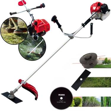 Imagem de Roçadeira a Gasolina Anmax Cg430 TB 43cc 2hp + L Mais Barato que Matsuyama, Nakashi, Kawashima, Menegotti