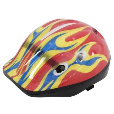 Imagem de Capacete Proteção Infantil Skate Patinete Esportes - 99TOYS, Vermelho,
