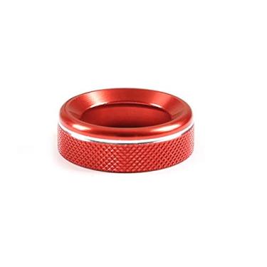 Imagem de CHEYA Puxadores de ajuste de espelho retrovisor de carro de liga de alumínio decoram capa de acabamento para Land Rover Defender, Discovery 5, Range Rover Sport & Evoque & Velar & Vogue (vermelho)