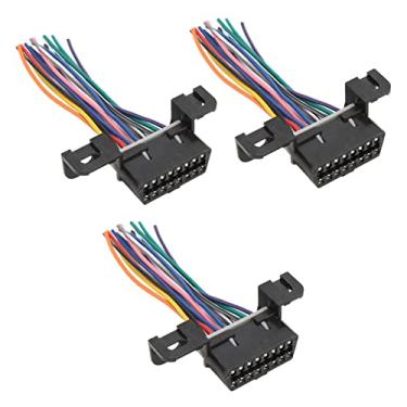Imagem de Adaptador de Cabo de Diagnóstico J1962F Obd2, Ferramentas de Digitalização de Leitores, 3 Peças 16 Pinos Fem Obd2 Cabo Contor J1962F Adaptador de Cabo de Diagnóstico para