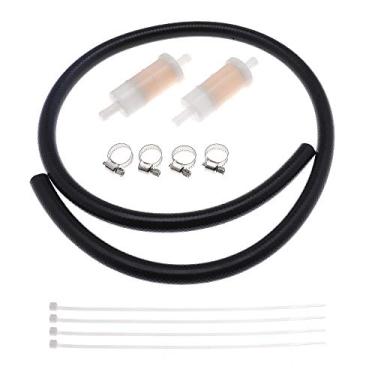 Imagem de Filtro de combustível iFJF 816296Q2 de substituição para motor de popa Marine e Mercury de 5/16 polegadas, 20 mícrons com linha de combustível substitui 879885Q 35-816296-4