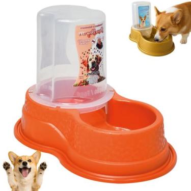 Imagem de Bebedouro ou Comedouro Cachorro Gato 2x1 Resistente 3 Litros - Dura Pe