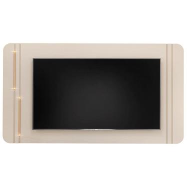 Imagem de Painel Suspenso Tv 75 Pol 241 cm MDF Ariana Off White Dj Moveis