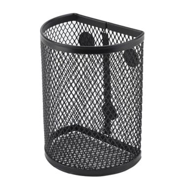 Imagem de Porta-lápis magnético, porta-canetas magnético para geladeira, porta-marcadores de malha com ímãs fortes, organizador de armazenamento em cesto para quadro branco, geladeira (1pc)