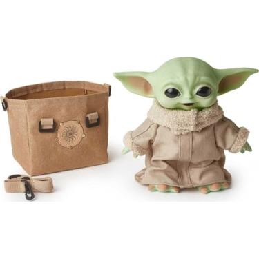 Imagem de Disney Star Wars Mandalorian The Child Baby Yoda Funktionsplüsch & Tasche Geschenkset