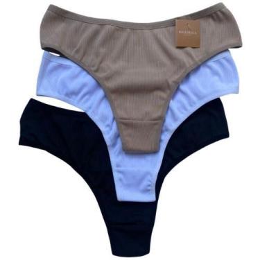 Imagem de Kit 3 Calcinhas Plus Size Fio Conforto e Qualidade - SollBella Store, 