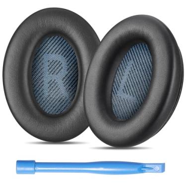 Imagem de Almofadas auriculares AHG Premium SoundLink AE2 compatíveis com Bose SoundLink AE2 / Bose SoundLink Around Ear ii fones de ouvido sem fio (preto). Couro de proteína premium | Espuma de alta densidade