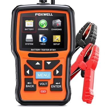 Imagem de FOXWELL BT301 Testador de bateria de carro 12 V, testador de carga de bateria 100-2000CCA testador de alternador automotivo analisador de bateria digital verificador de carregamento para carro, barco