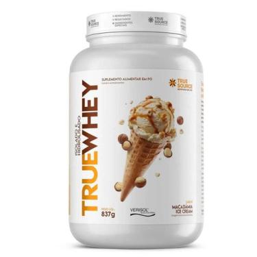 Imagem de True Whey Protein True Source Macadamia Ice Cream 837g, Macadamia Ice 