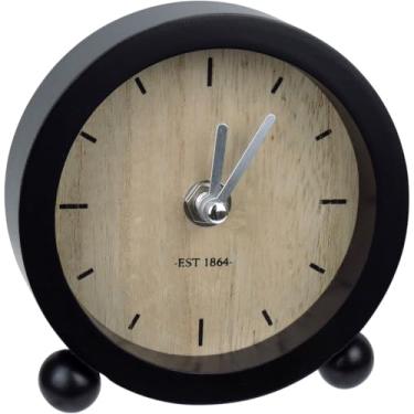 Imagem de RELÓGIO MESA DECORATIVO HOME&CO MDF 11x11x3cm PRETO