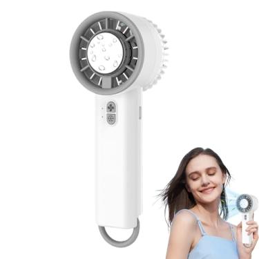 Imagem de Ventilador Portátil de Mão - De Arrefecimento Pessoal Portátil | Recarregável 3 Velocidades Acessório para Viagem Campismo Praia