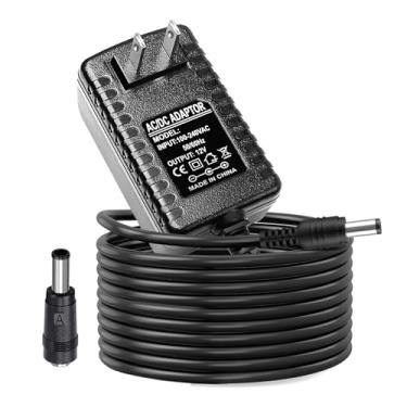 Imagem de ycwwzzh Carregador Casio Privia 12V Ca/Cc, Adaptador De Energia Compatível Com Teclado Piano Digital Ad-A12150Lw, Ad-A1215Lw Px-130 Px-350 Px-160 Px-150 Cdp-120 Ctk-6000 Ctk-6300 Ctk-7200 Cabo Alime