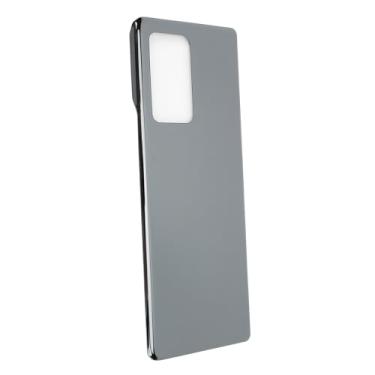 Imagem de Tampa traseira da porta da bateria do telefone, revestimento de ajuste dobrável traseiro z Fold 2 5g F916 adesivo (preto)