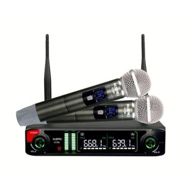 Imagem de Microfone Sem Fio Duplo Profissional Ksr Pro Kt05m 96 Canais