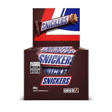Imagem de Chocolate SNICKERS Tradicional Amendoim - 20X45g