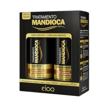 Imagem de Eico Kit Tratamento Mandioca Shampoo 450ml + Condicionador 400ml