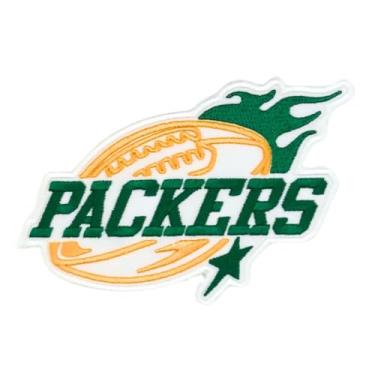 Imagem de Siam Accs Rugby Fans Packers Football Stars Patch bordado time favorito dos fãs de futebol americano, passar a ferro, costurar, para roupas, mochilas, jeans, motocicleta, costurar, jaquetas