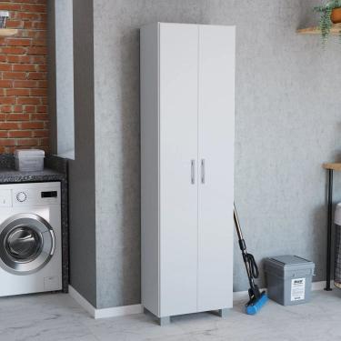 Imagem de Armário Multiuso Dallas 2 Portas com Pés Branco San Marino