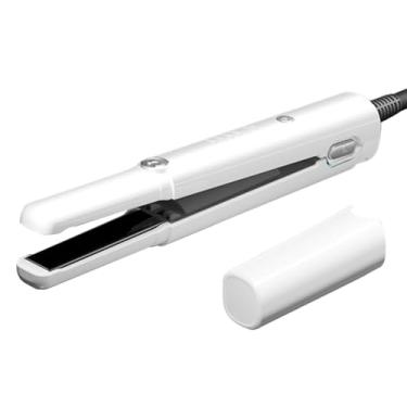 Imagem de OIIBWQ Modelador de Cabelo Portátil com Placas Cerâmicas E Quatro Opções de Temperatura, Branco