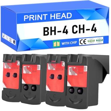 Imagem de Cabeçote De Impressão BH-4 CH-4 Compatível Para Canon G1400 G1410 G1411 G1416 G2400 G2410 G2411 G2415 G3400 G3410 G3411 G3415 G4400 G4410 Impressora De Tinta 2 sets
