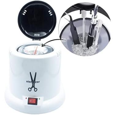Imagem de Esterilizador Elétrico De Alicates Tesouras Metal Com Microesfera Manicure Pedicure