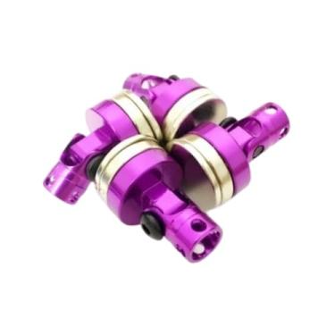 Imagem de YIJU 4x RC Body Post, Suporte de Poste de Carroceria de Modelo de Carro Fácil de Instalar Peça de Reposição para Carro RC Atualização Resistente, Roxo