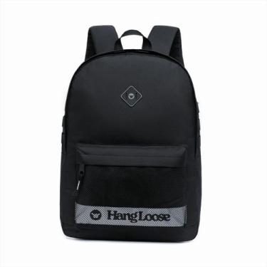 Imagem de Mochila Casual Escolar Masculina Espaçosa Resistente - Hang Loose
