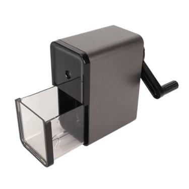 Imagem de TOPINCN Aparecedor de Lápis de Esboço, Aparador de Lápis de Manivela, Cortador de Lápis, Apontador de Lápis Com Espessura Ajustável para Desenho a Carvão para Desenho (Preto)